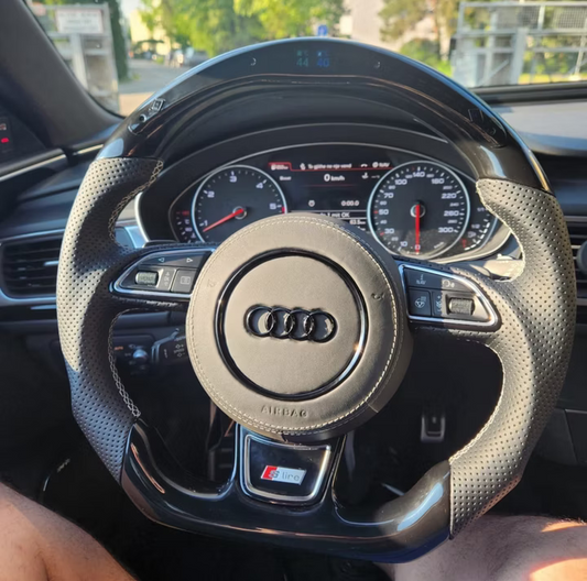 Volant sport Audi Noir Brillant (LED)