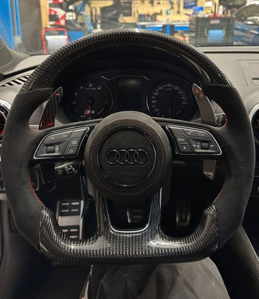 Volant sport Audi carbone