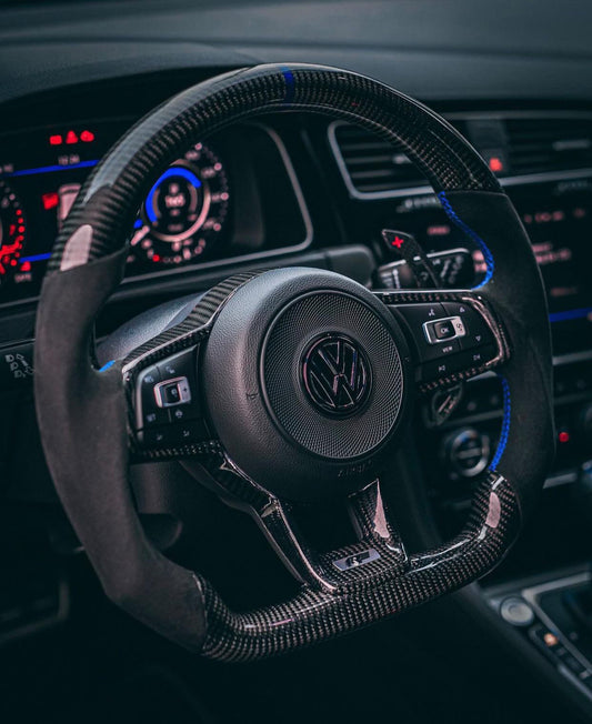 VW Golf 7/7.5 Carbon Sports Steering Wheel