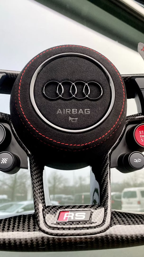 Volant sport Audi carbone LED (Mise à niveau pour R8)