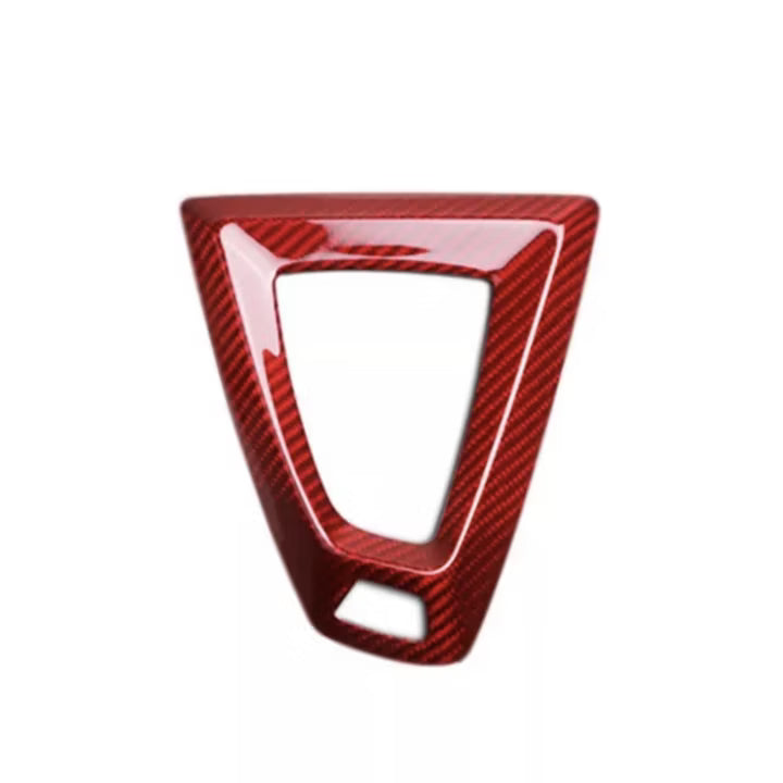 BMW Gear Selector/Gear Surround Cover Carbon/Red