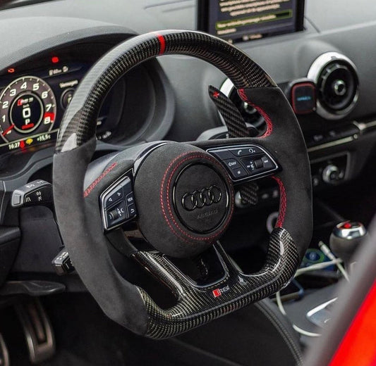 Volant sport Audi carbone