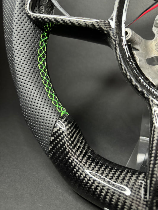 Porsche Sportlenkrad Carbon (LED)
