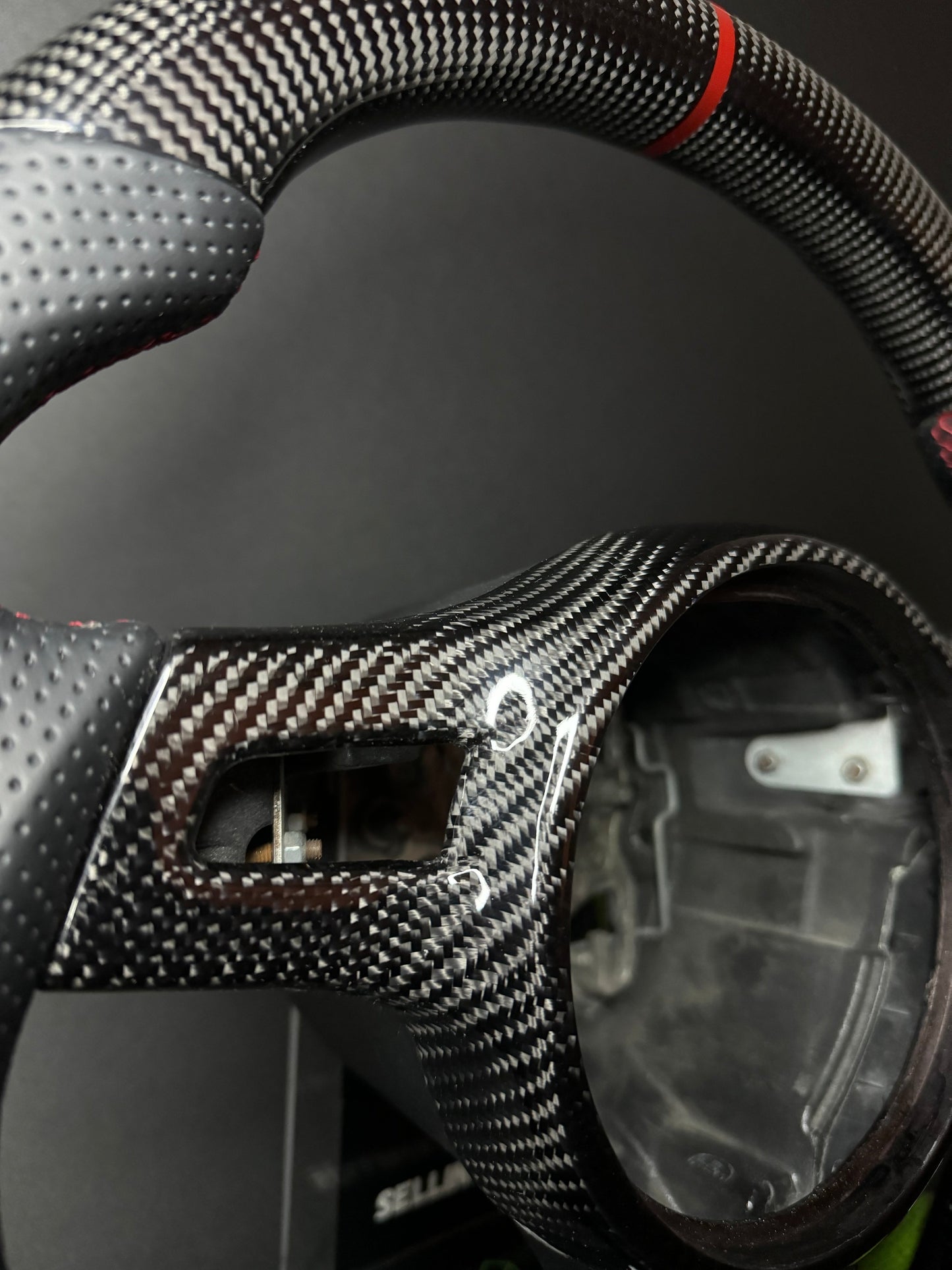 Volant sport en carbone Porsche