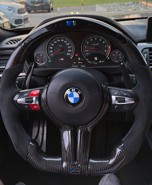 Volant sport en carbone (LED) BMW Série F