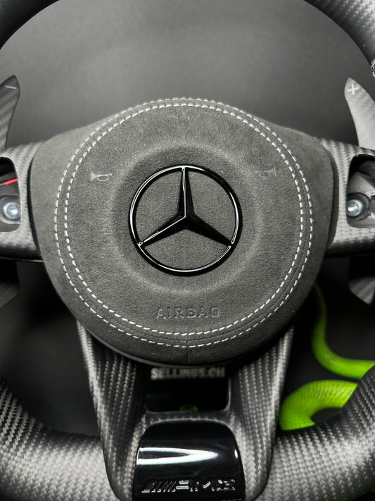 Mercedes AMG Sport Steering Wheel Carbon Matt (LED)
