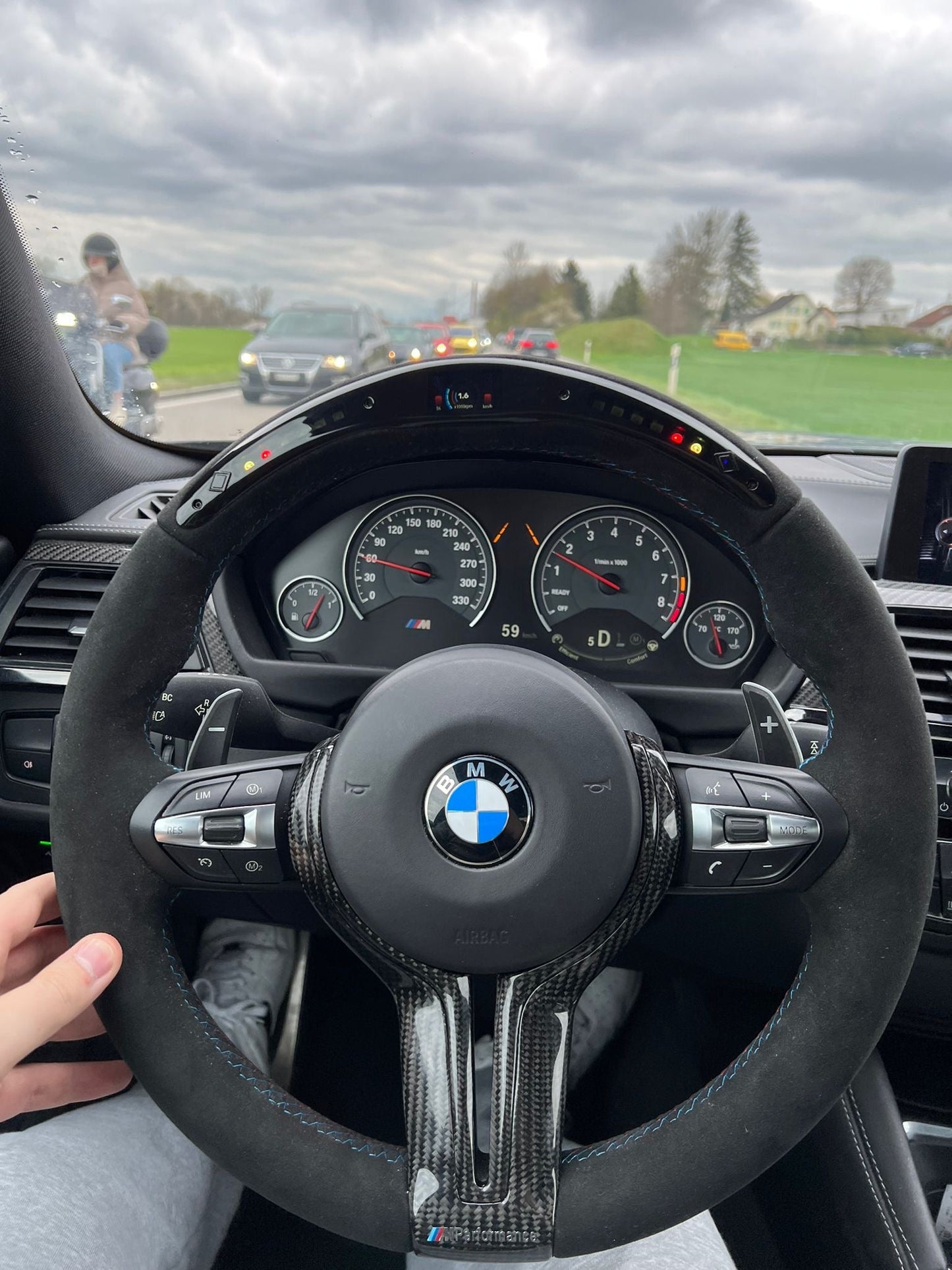 Volant Sport Alcantara BMW (LED) Série F