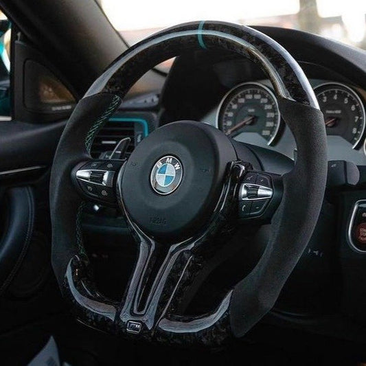 Volant sport BMW en carbone forgé série F