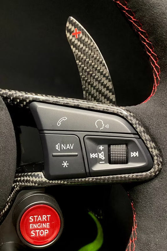 Palettes de changement de vitesse en carbone Audi (universel)