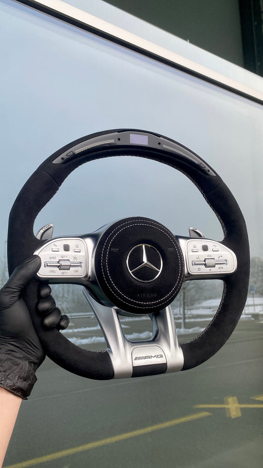 Mercedes AMG Sport Steering Wheel Alcantara (LED)