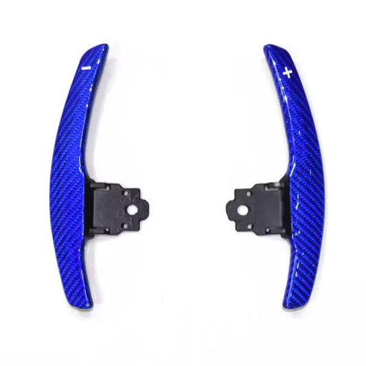 BMW palettes de volant en carbone bleu F-Series