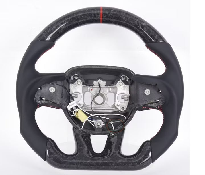 Volant Sport Dodge Carbone forgé (LED)