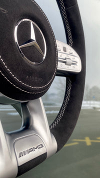 Volant sport Mercedes AMG Alcantara (LED)