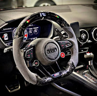 Volant sport Audi carbone forgé LED (mise à niveau vers R8)