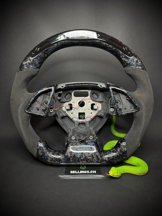 Chevrolet Camaro Sportlenkrad Forged Carbon Farbsplitter (LED)