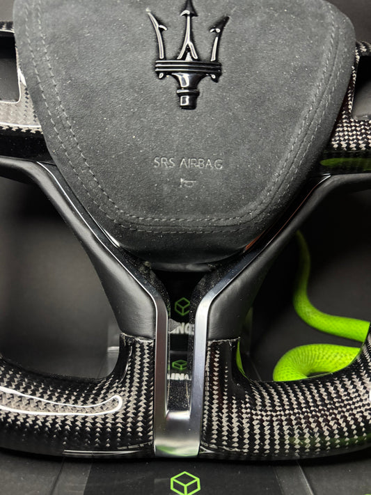 Maserati Sportlenkrad Carbon (LED)