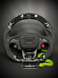 Audi Sportlenkrad Carbone forgé (LED)