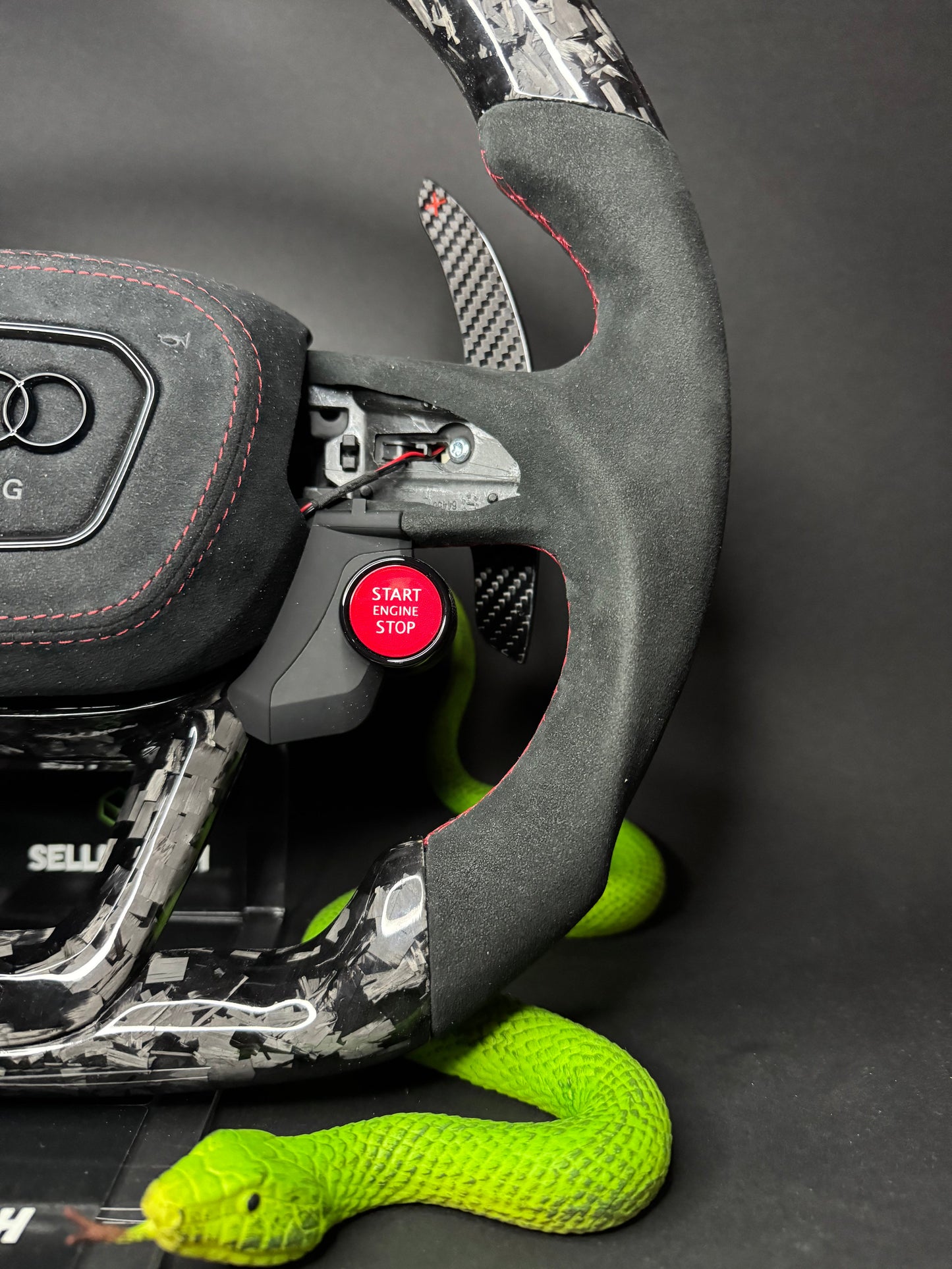 Audi Sportlenkrad Carbone forgé (LED)