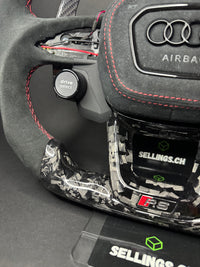 Audi Sportlenkrad Carbone forgé (LED)