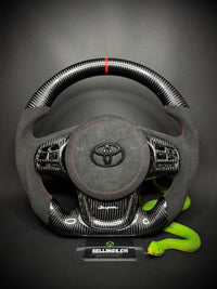 Volant sport Toyota Supra en carbone