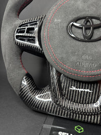 Volant sport Toyota Supra en carbone