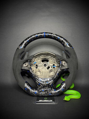 compare product Volant Sport BMW Carbone Forgé Éclats de Couleur Série E
