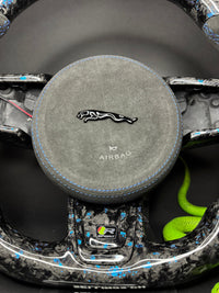 Jaguar Sportlenkrad Forged Carbon Farbsplitter (LED)