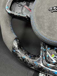 Jaguar Sportlenkrad Forged Carbon Farbsplitter (LED)