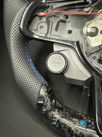 VW Golf 7/7.5 Sports Steering Wheel Forged Carbon Color Splitter (LED)