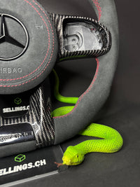 Volant Sport AMG Alcantara Mercedes (mise à niveau Facelift)