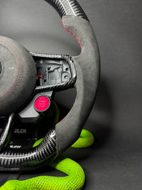 Volant sport VW Golf 7/7.5 Carbone R8 (LED)