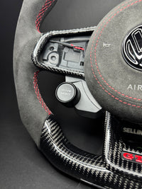 Volant sport VW Golf 7/7.5 Carbone R8 (LED)