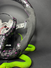 BMW Sport Steering Wheel Forged Carbon Color Flakes (LED) F-Series
