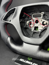 Corvette Sport Steering Wheel Carbon Matte (LED)