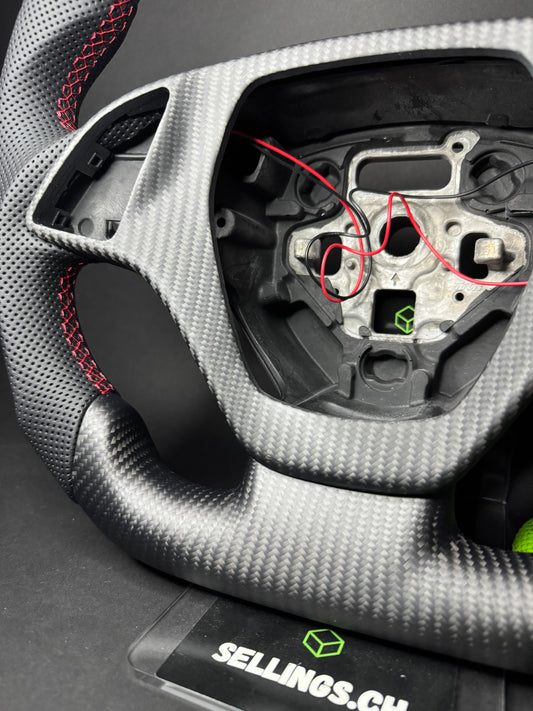Corvette Sportlenkrad Carbon Matt (LED)