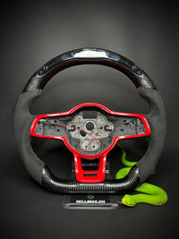 VW Golf 7/7.5 Sportlenkrad Carbon (LED) RED Edition