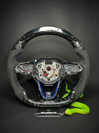 VW Golf 8 Sports Steering Wheel Forged Carbon (LED)