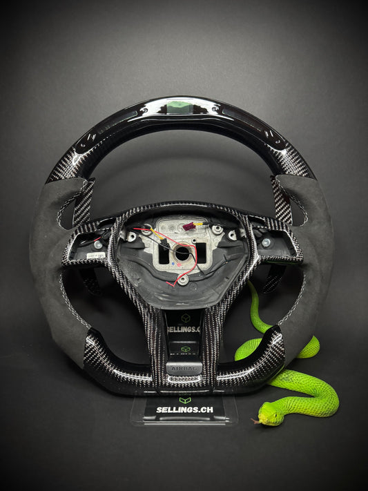 Mercedes AMG Sport Steering Wheel Carbon (LED)