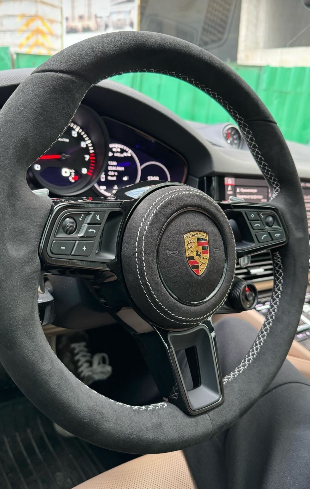 Volant sport Porsche Alcantara