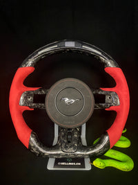 Ford Mustang Sports Steering Wheel Forged Carbon (LED)