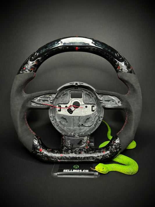 Audi Sportlenkrad Forged Carbon Farbsplitter (LED)