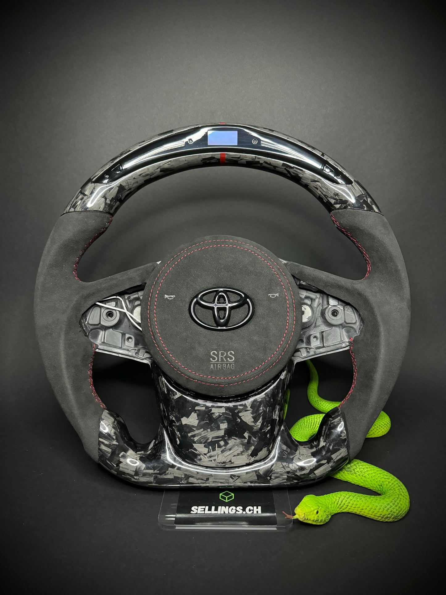 Toyota Supra Sportlenkrad Forged Carbon (LED)