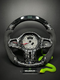 BMW Sport Steering Wheel Forged Carbon Color Flakes (LED) G-Series