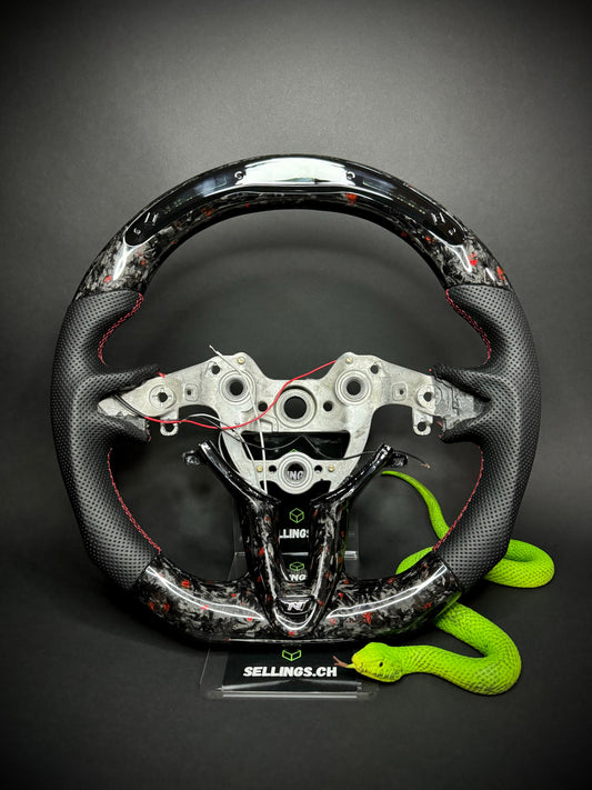 Hyundai Sportlenkrad Forged Carbon Farbsplitter (LED)