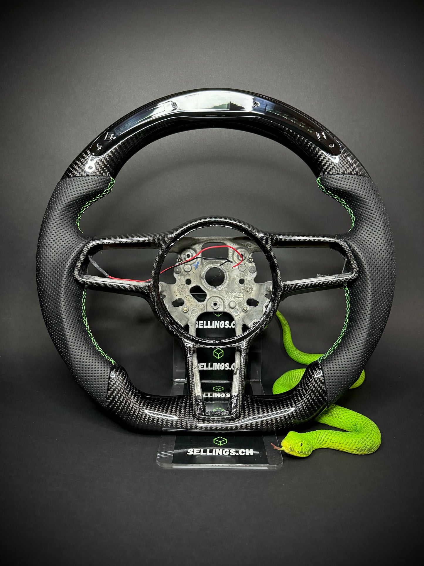Porsche Sportlenkrad Carbon (LED)