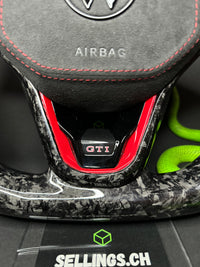 VW Golf 8 Volant Sport Carbone Forgé (LED)