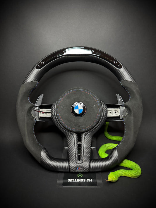 BMW Sportlenkrad Carbon Matt LED (Upgrade auf Facelift)