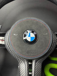 Volant sport BMW Carbone mat LED (Mise à niveau vers le Facelift)