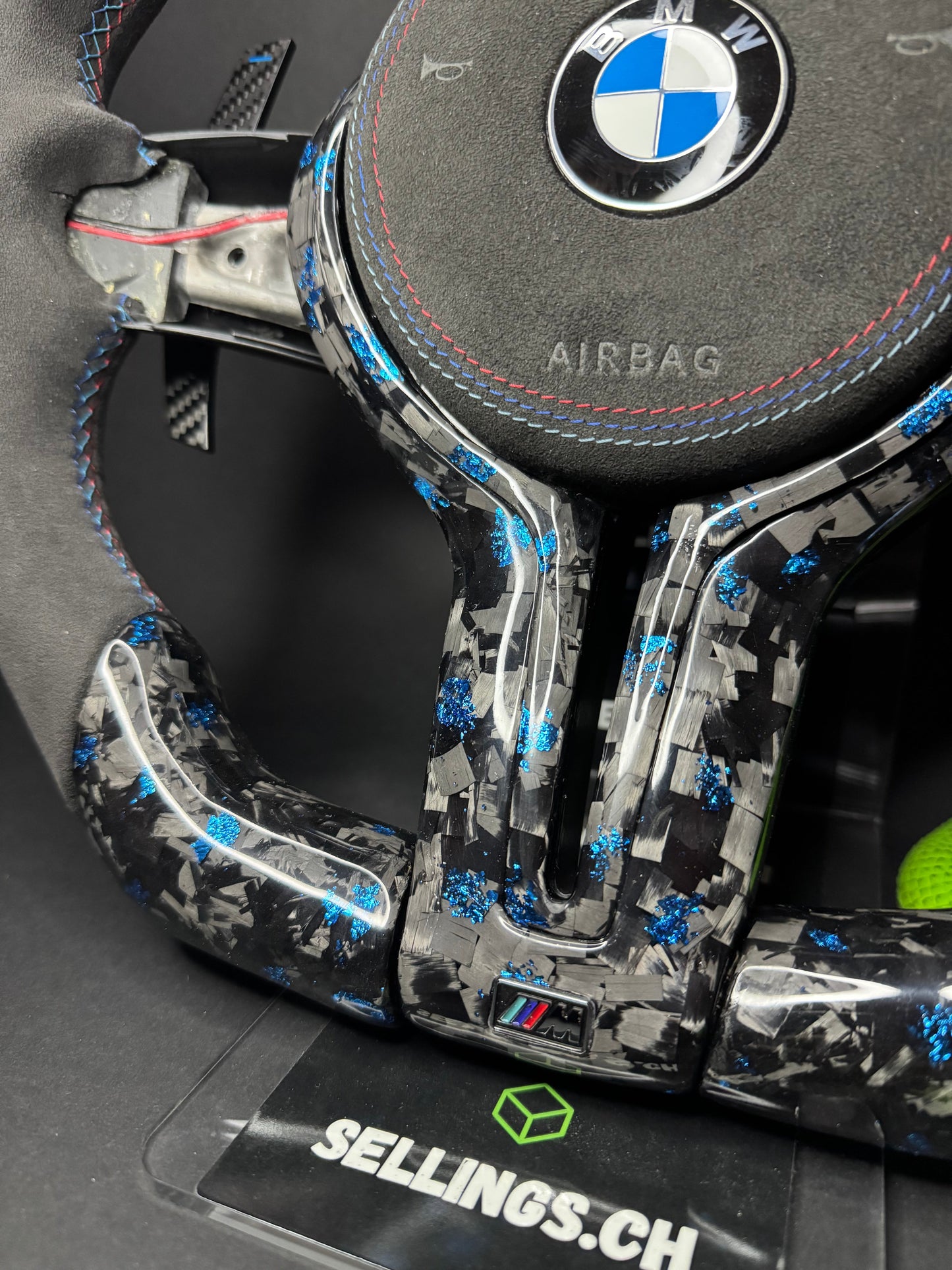 BMW Sportlenkrad Forged Carbon Farbsplitter (LED) F-Serie