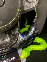 Toyota Supra Sports Steering Wheel Forged Carbon Color Splitter (LED)